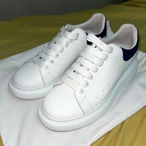 Alexander McQueen oversized sneakers with navy tab